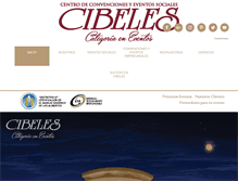 Tablet Screenshot of cibeles.com.mx
